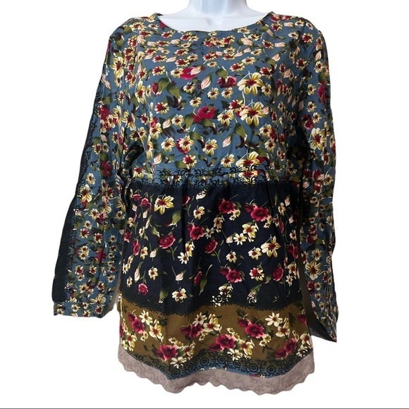 Zanzea Tops - Zanzea‎ Women’s floral long sleeve blouse Size XXL